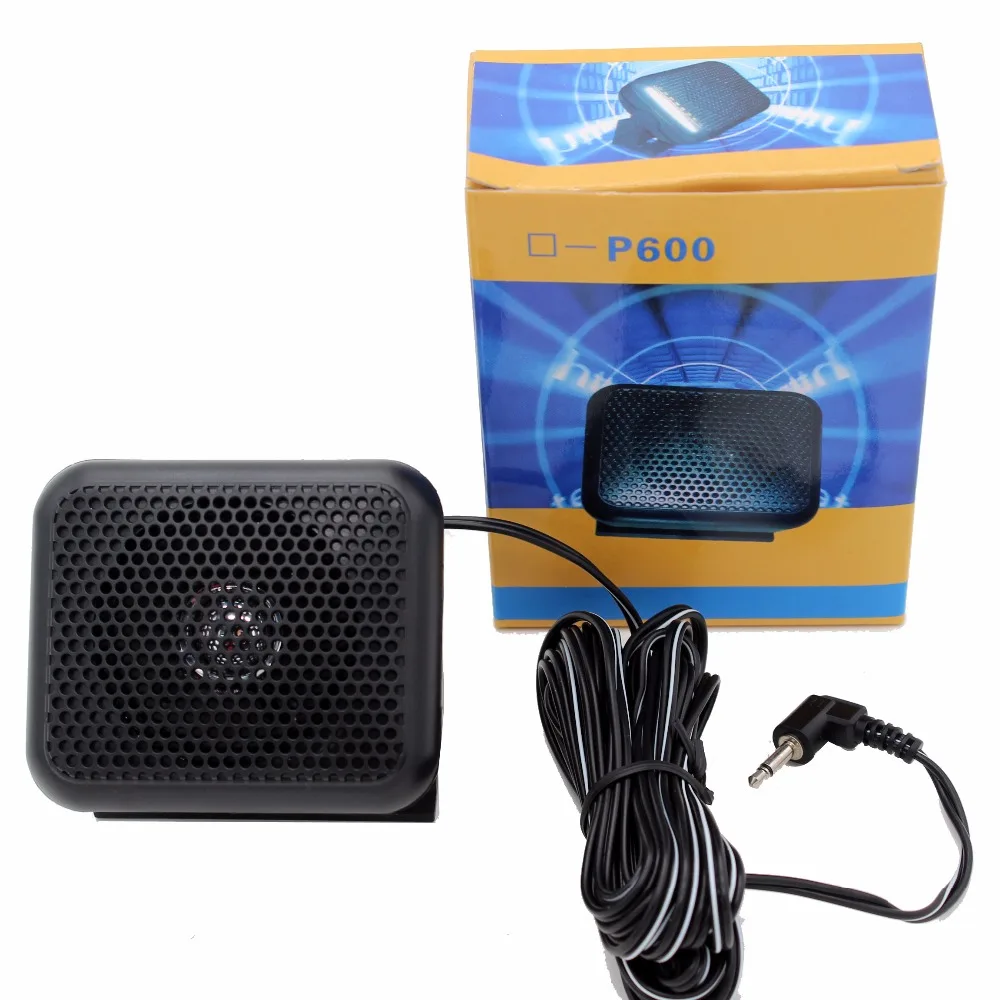 3.5mm P600 Car Radio External Speaker for Yaesu Kenwood Mobile