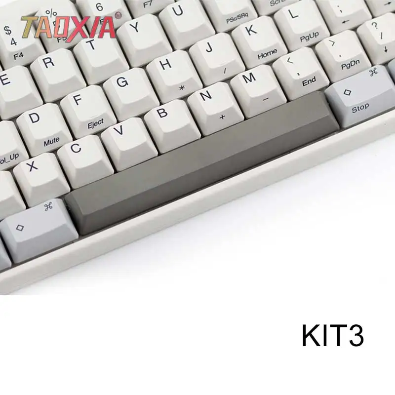 KIT3 Статическая крышка acitance Механическая клавишная крышка Цвет пространство Pbt красный черный белый клавишная крышка 87u 104u пустой Цвет Космическая клавишная крышка - Цвет: KIT3