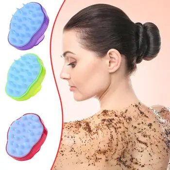 

Dropship Multi-function Silicone Shampoo Scalp Massage Brush Hair Washing Comb Body Bath Spa Slimming Massage Brush for Baby Kid