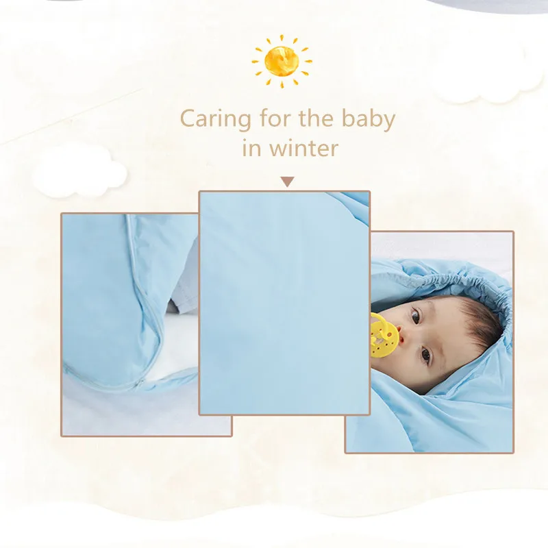 Новые поступления,, детское осенне-зимнее уплотненное Пеленальное Одеяло для новорожденных, спальный мешок для малышей