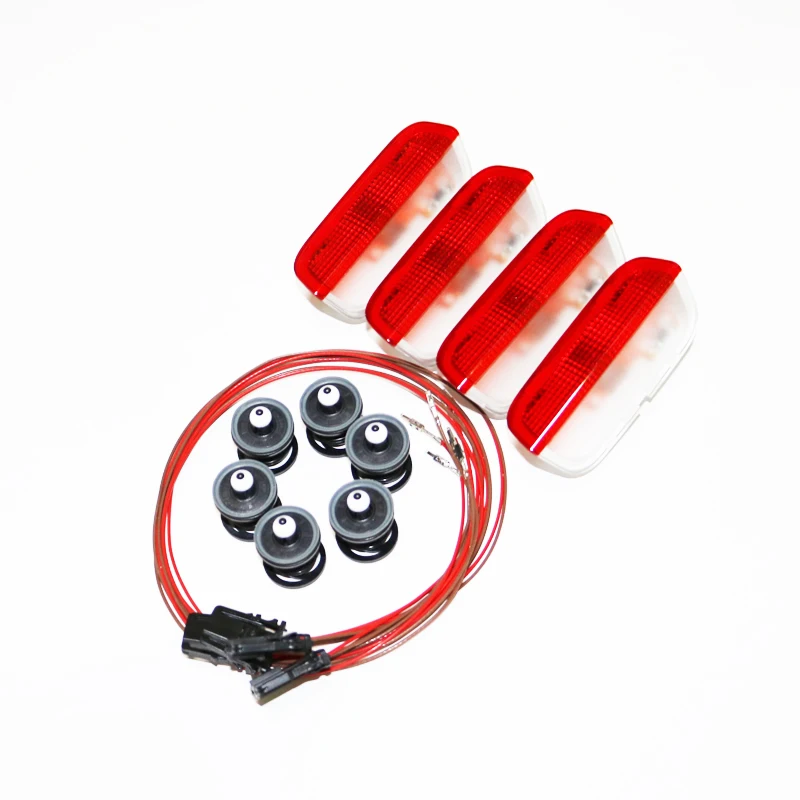 

4PCS OEM Door Warning Light interior Lamp Light &Cable For Golf J etta MK5 MK6 Passat B6 B7 CC TIGUAN 3AD 947 411 3AD947411