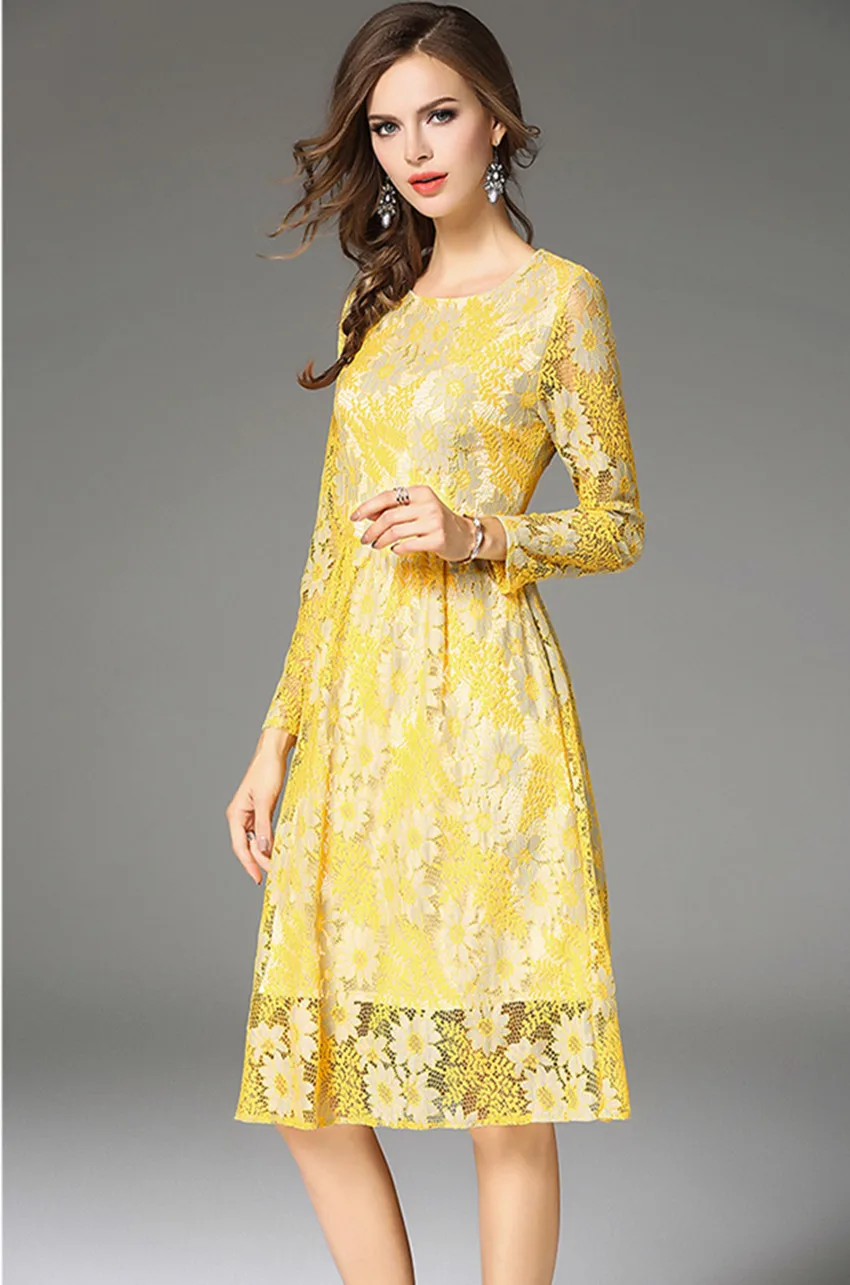 Yellow lace party dresses Yellow lace party dresses