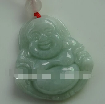 free shipping 0095 Laughing Buddha Pendant ice waxy kinds generosity the counter genuine a cargo large spot send Lanyard | Украшения и