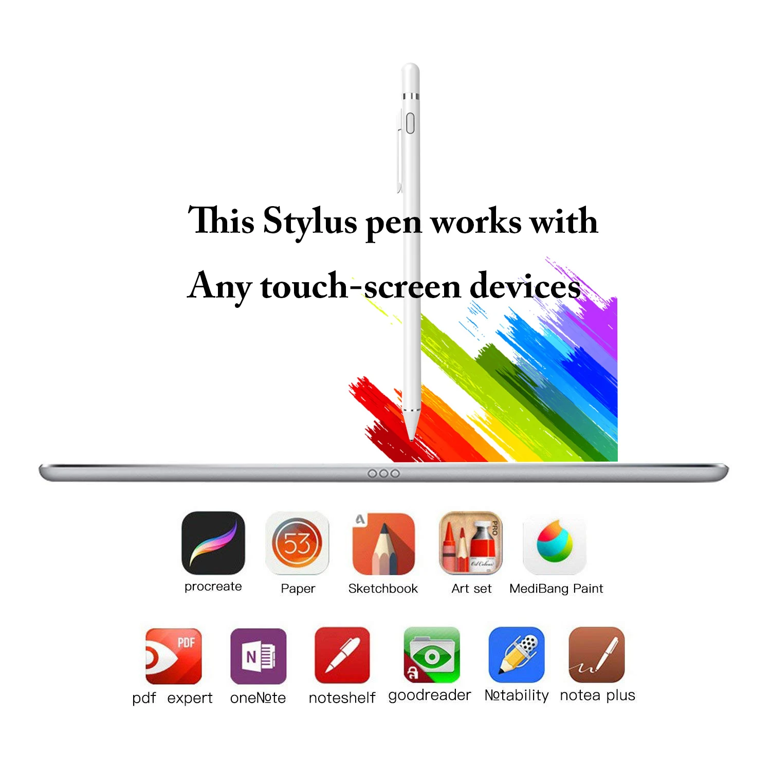 Suntaiho New Stylus Pen for iPad Capacitive Rechargeable for Apple Pencil for iPad/iPhone/iPad Pro/iPhone X Suntaiho New Stylus Pen for iPad Capacitive Rechargeable for Apple Pencil for iPad/iPhone/iPad Pro/iPhone X