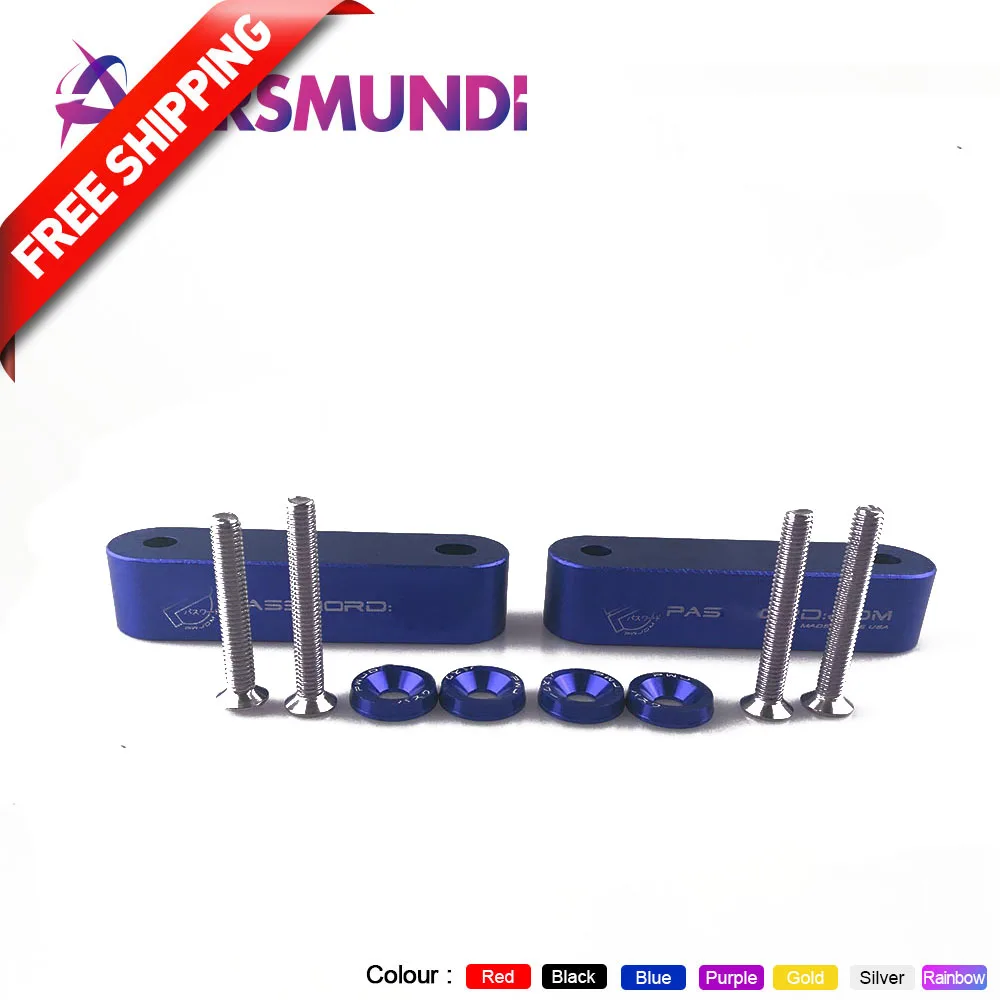 

FREE SHIPPING For JDM Honda Civic/CRX 88-00 JDM Battery Tie Down Hold Bracket Lock Anodized