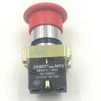 

CHINT mushroom knob switch emergency stop button NP2-BS541 a normally open 22 holes
