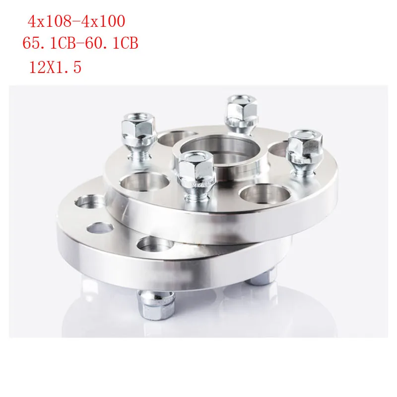 

4Pcs 4x108 65.1CB to 4x100 60.1CB Conversion Hub Centric Wheel Flange Spacers Adapters