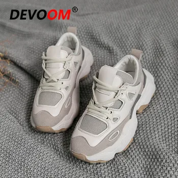 

Women Running Shoes Sport White Sneakers Basket Femme Lace-Up Beginner Rubber Fashion Sport Shoes Woman zapatillas deporte mujer