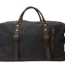 Nesitu Высокое качество Винтаж большой емкости Серый Белый хаки зелено-армейский брезентовый Женский Мужской дорожные сумки сумка-мессенджер# M2077