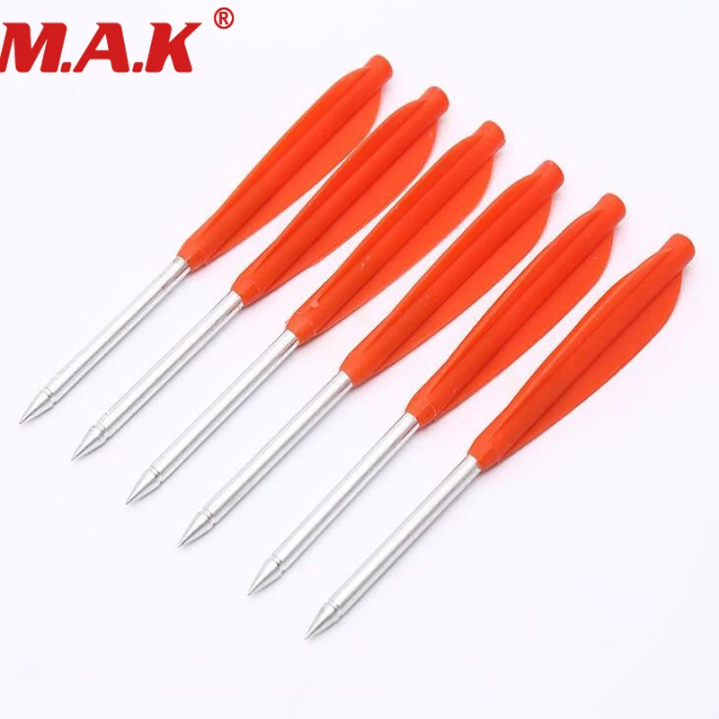 

12/24/36 pcs Aluminum Crossbow Arrows Length 145 mm Diameter 8 mm Red for Archery Hunting Shooting