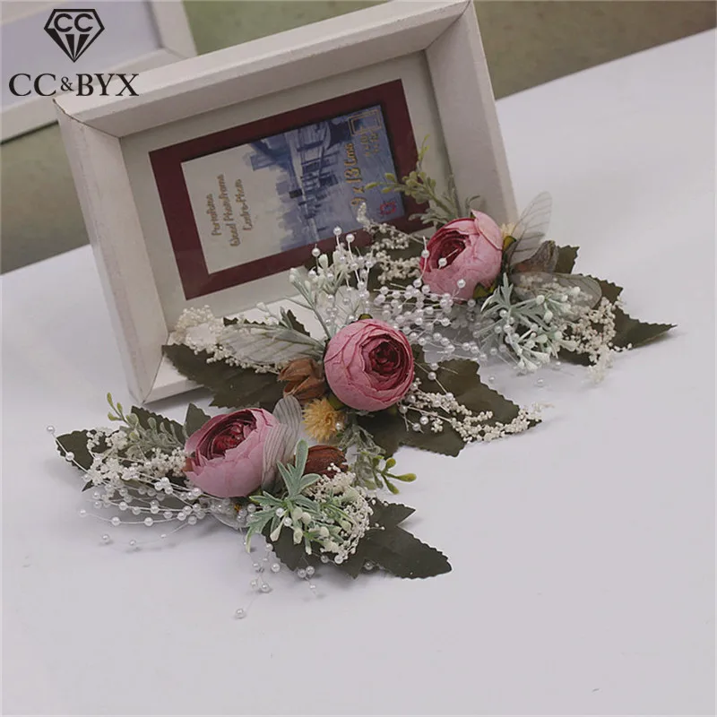 

CC 100% Handmade Hair Combs Hairpins Forest Style Fashion Accessories For Girls Bride Seaside Beach Leaf Butterfly Shape 2734