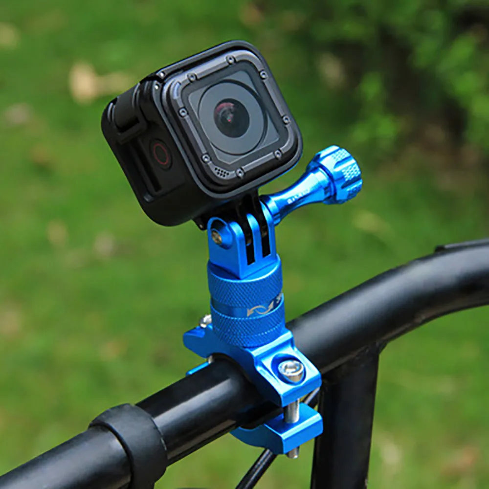 Алюминиевый сплав, крепление на руль велосипеда, держатель для камеры GoPro Hero, для съемки на открытом воздухе, GoPro, велосипедный стенд, новинка, A30528