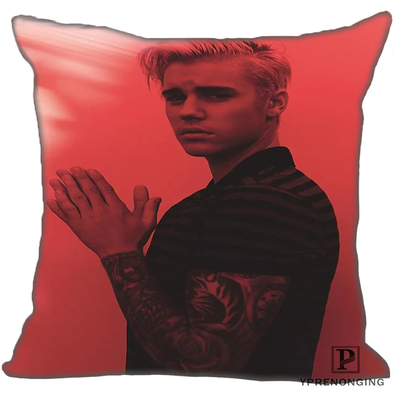 

Best Custom Justin Bieber (1)@ Pillow Case Bedroom Home Square zipper Pillowcases (One Side) #190404-01-162