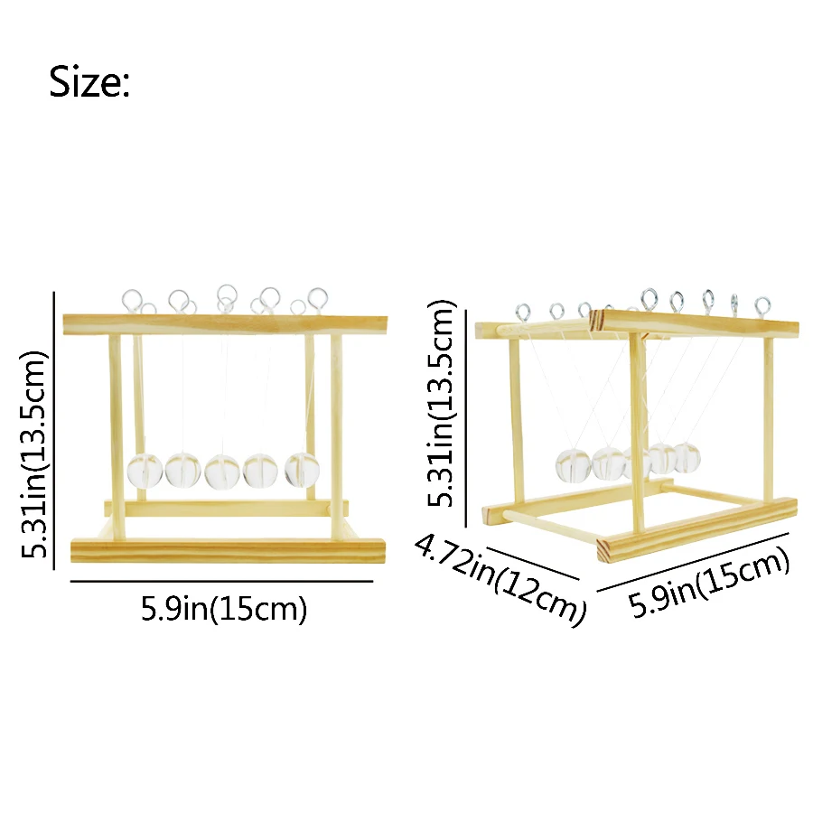 Newton Pendulum Model Kit Educational Toys for Children Scientific Training Creative Physics Experiment Toys DIY Gifts for Kids
