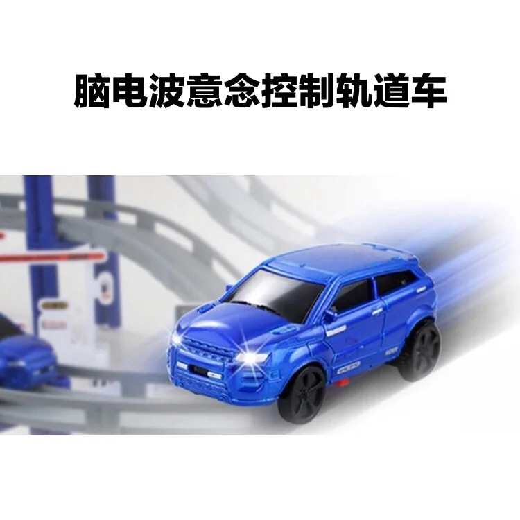 

Brainwave Toy Double Track Racing Mind Control Force Concentration Training Brain Electricity Teaching Aid