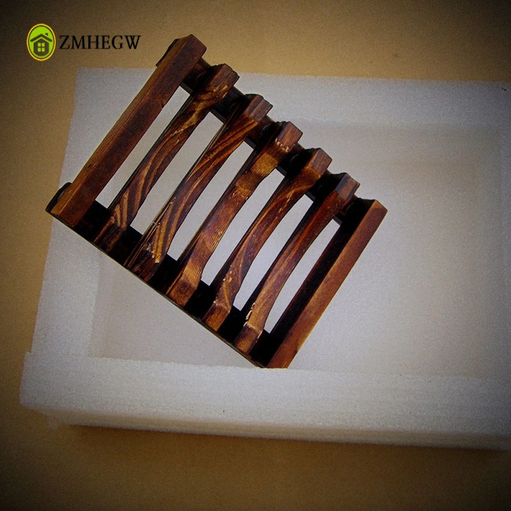 

Hot Selling High Quality Bath Accessories Handmade Natural Wood Soap Dish/Soap Holder Fashion Woodiness Soap Box For Bathroom