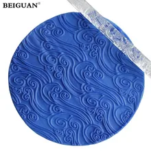 Прозрачный акриловый скалкой кекс Топпер спрей помадка тиснением акриловая Скалка инструменты торт печенья украшая