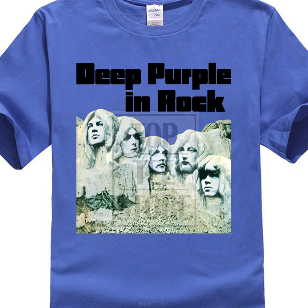 

Deep Purple In Rock Shirt S M L Xl Xxl 3Xl Blue Tshirt Official Band T Shirt
