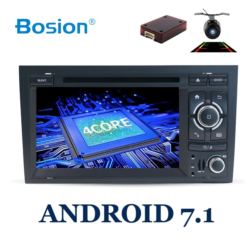 

2 din android 7.1 Car DVD GPS Navi for Audi A4 GPS (2003-2008) Audi S4/RS4/8E/8F/B9/B7 With Wifi Bluetooth Radio RDS Canbus Map