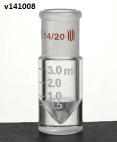 

V141008 synthware Conical Reaction Vial, 14/20, Graduated, Jiont:14/20, Capacity:8ml