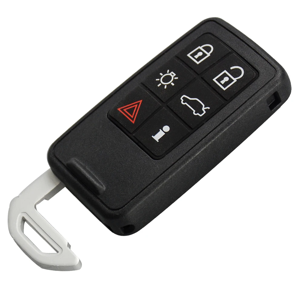OkeyTech 5 Кнопка Smart Auto дистанционный ключ для автомобиля в виде ракушки для Volvo S60 V60 S70 V70 XC60 XC70 2007 2008 2009 ключа автомобиля чехол Брелок Обложка