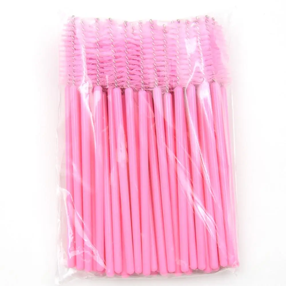 50pcs Eyelashes Brushes Makeup Brushes Eyelash Extension Disposable Mascara Wands Applicator Eye Lashes Cosmetic Brush Makeup