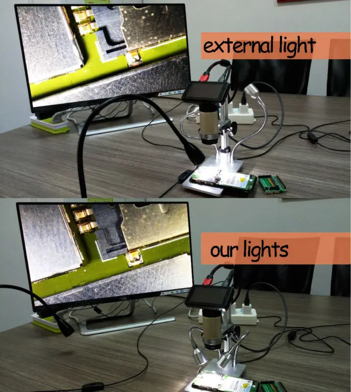  new Andonstar ADSM201 HDMI microscope 1080P microscope soldering microscope digital microscope long