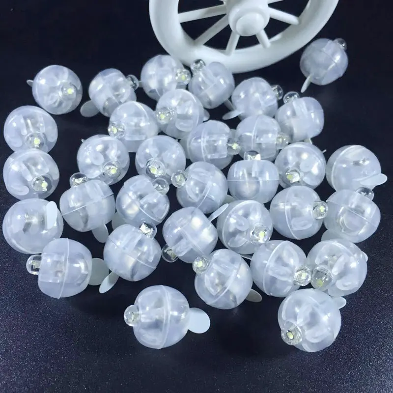 

100 Pcs/lot Round Ball Led Balloon Lights Mini Flash Blinking Lamps for Lantern ballon Christmas Wedding event Party Decoration
