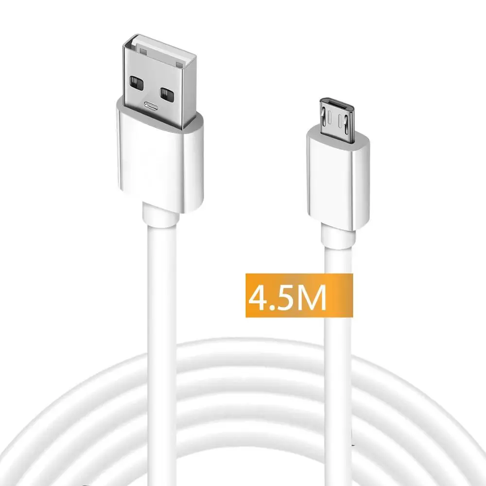 المصغّر usb كابل ، 5 M اضافية طويلة الروبوت سريع كابل شحن سامسونج غالاكسي S6/S7/S4/S3/J5/J7/ j3 ، PS4 تحكم ، أوقد ، HTC ،