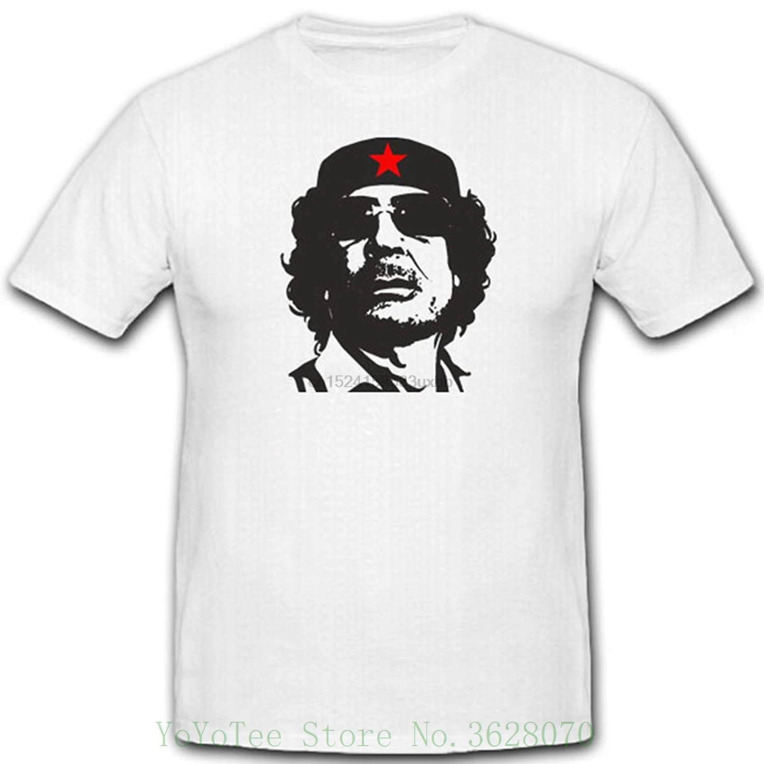 

Al Muammar Gaddafi Leader Libya North Africa King Trunk 2011 R - T Shirt #knife Sleeve Harajuku Tops