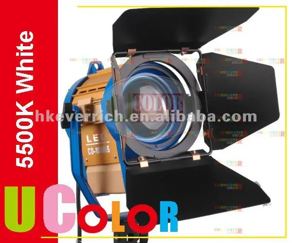 Nicefoto 1000W LED Studio Fresnel Tungsten Spot Light с 3200K 5500K дихроический фильтр|led power failure light|light pipe