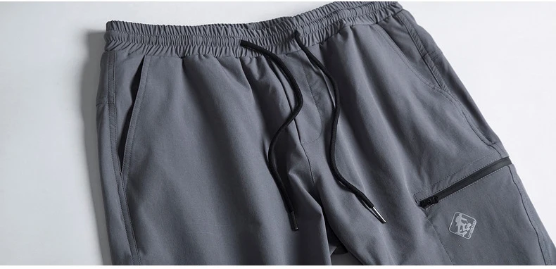 Пионерский лагерь новые быстрые высушенные повседневные штаны брендовая мужская одежда одноцветные прямые брюки мужские качествкнные стрейч брюки AXX701160