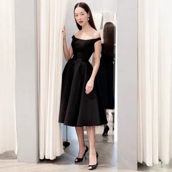 

Summer 2019 A-Line Dress Elegant Sexy Backless Fashion Sleeveless Women Slash Neck Night Club Body con Party Dresses Wholesale