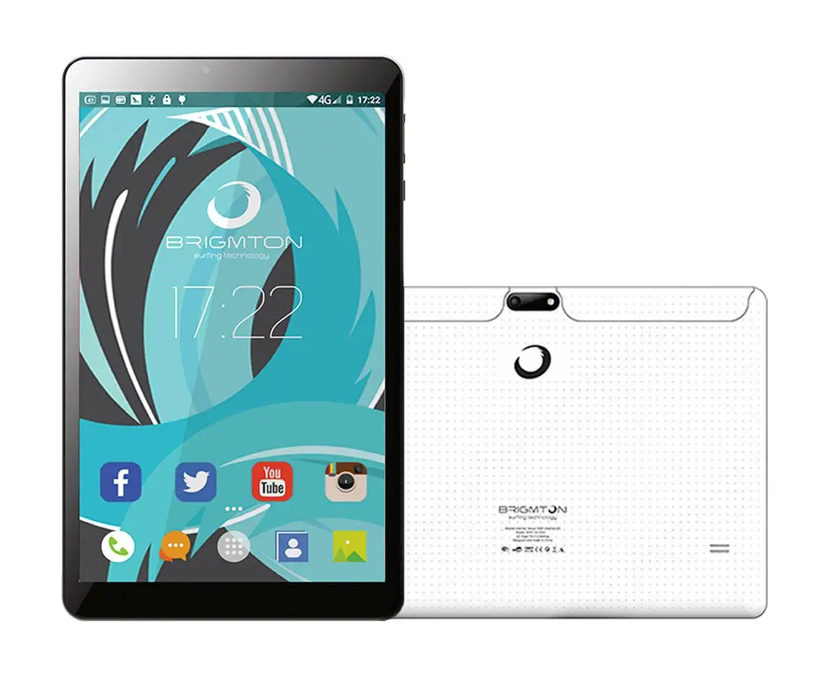 Brigmton BTPC 1019QC белый планшет wifi 10 &quotIPS HD/4 ядра/16 жесткий ГБ/1 Гб ram/2MP/0.3MP|Камеры