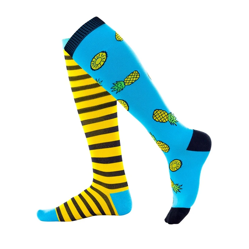 

1 pair Compression Socks Knee High/Long Quick Drying Nylon Cotton Hosiery Cycling running basketball socks