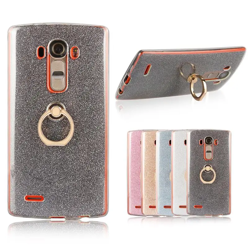 

XSKEMP Bling Ring Holder Soft TPU Case Cover For LG V20 V10 K10 G6 K8 G3 D850 G4 H815 G5 H820 G6 H870 K10 M2 2016 K7 U F820L