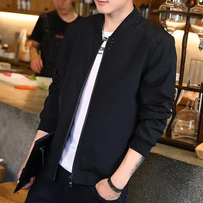 

Mr.nut Spring and Autumn Jacket Men's Trends Korean Slim Casual Men's Baseball Jacket