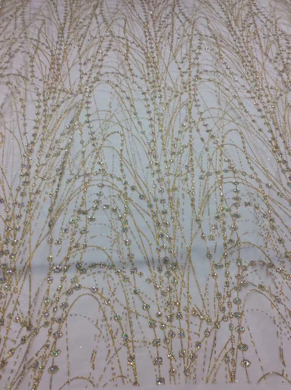 

stock 5yards f409 # silver gold dobby hand print sparkle glued glitter african tulle mesh lace for sawing/party