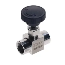 Free Shipping Stainless Steel 304 Needle Valve 1/8'' 1/4'' 1/2'' Female Thread BSP SS304 For Water Gas Oil цена Free Shipping Stainless Steel 304 Needle Valve 1/8'' 1/4'' 1/2'' Female Thread BSP SS304 For Water Gas Oil цены онлайн