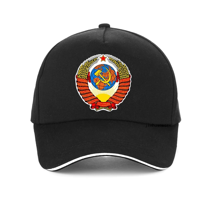 

Russia Ussr Flag cap CCCP print Baseball cap Men women USSR Soviet Union Man 100% Cotton bone adjustable snapback hat