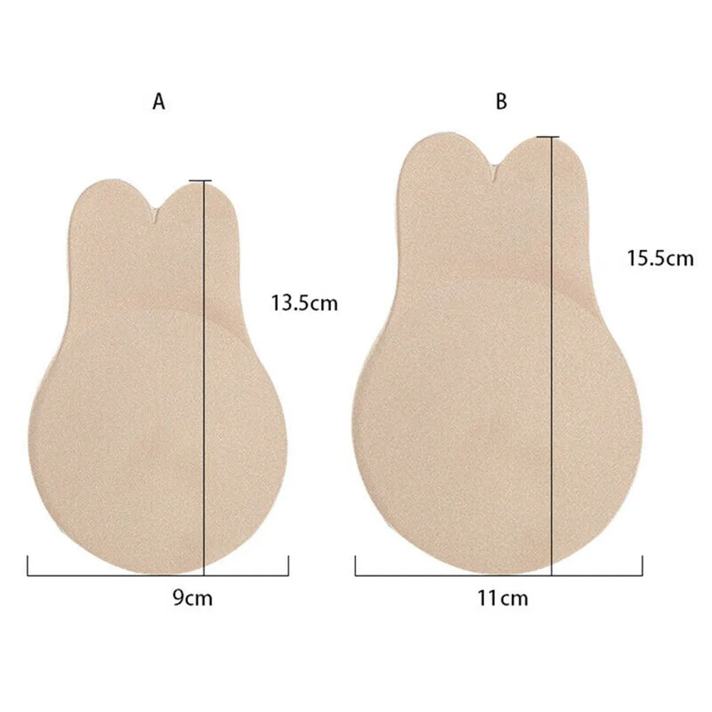 2pcs Bikini Breast Pads Swimwear Women Bra Self Adhesive Silicone Lift Up Tape Lifting Chest Sticker Swimsuit Nipple Cover Pads