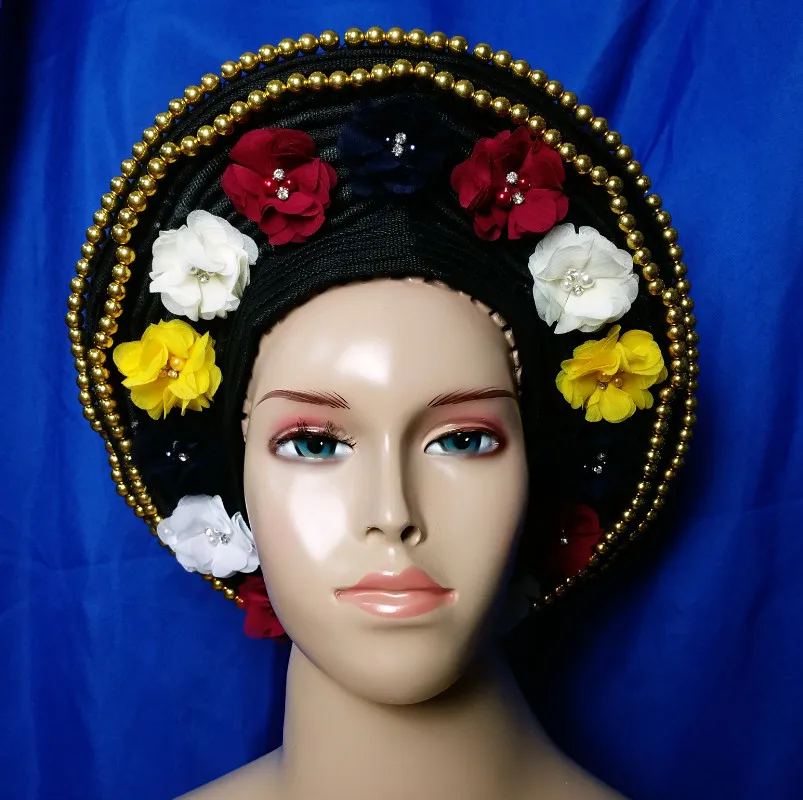 

New arrived african gele headtie aso oke Headwraps african wear