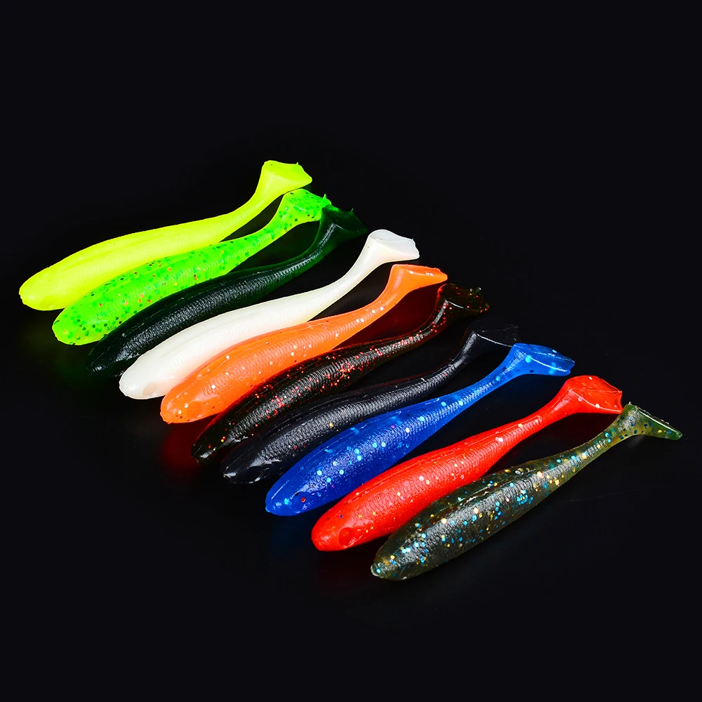 

Fake Lure Comda 10pc/lot Easy Shiner FISH Soft Baits 70mm/95mm Artificial Fishing Lure 10 Color Silicone Bait Soft Fishing Baits