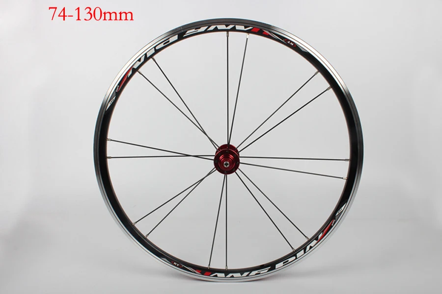 Discount 2017 New 20 Inch Bicycle  406 V Brake Wheels Ultra Light Aluminum Alloy Bike 451 Disc brak Wheels Folding Bicycle Wheel Parts 21