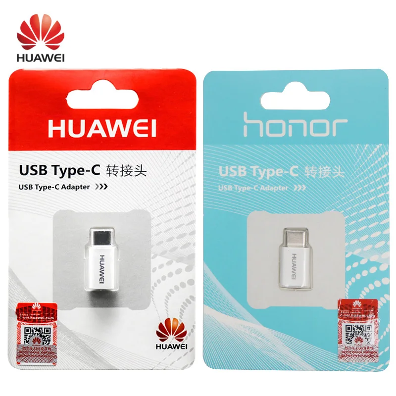 Преобразователь Huawei Micro USB в Type C оригинальный кабель-адаптер для Xiaomi Samsung S8 S9 Plus Note