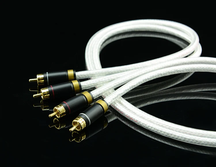 MPS M-4 High End 2 RCA to 2 RCA Audio cable 6N OFC