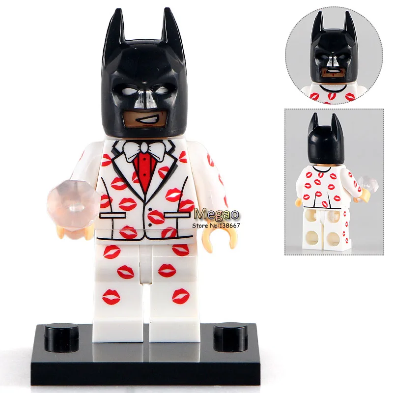 

XH403 Batman in Kiss Kiss Tuxedo Mini Dolls SingleSale Super Heroes Batman Blocks Movies Building Bricks Toys for Children X0133