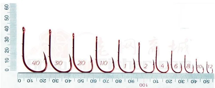 Mustad Hook Chart