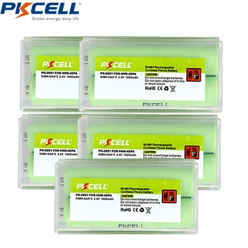 

5Pack 2Pcs Ni-MH 2.4V Rechargeable HHR-4DPA 70AAABC NIMH AAA*2 1.2V 1000mAh Replace nimh batteries 3a batteria