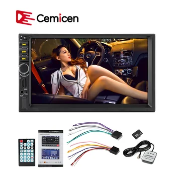 

7021G Autoradio Car Audio 2 Din GPS Navigation 7'' LCD Touch Screen MP5 Auto Radio Stereo Bluetooth FM Car Multimedia Player